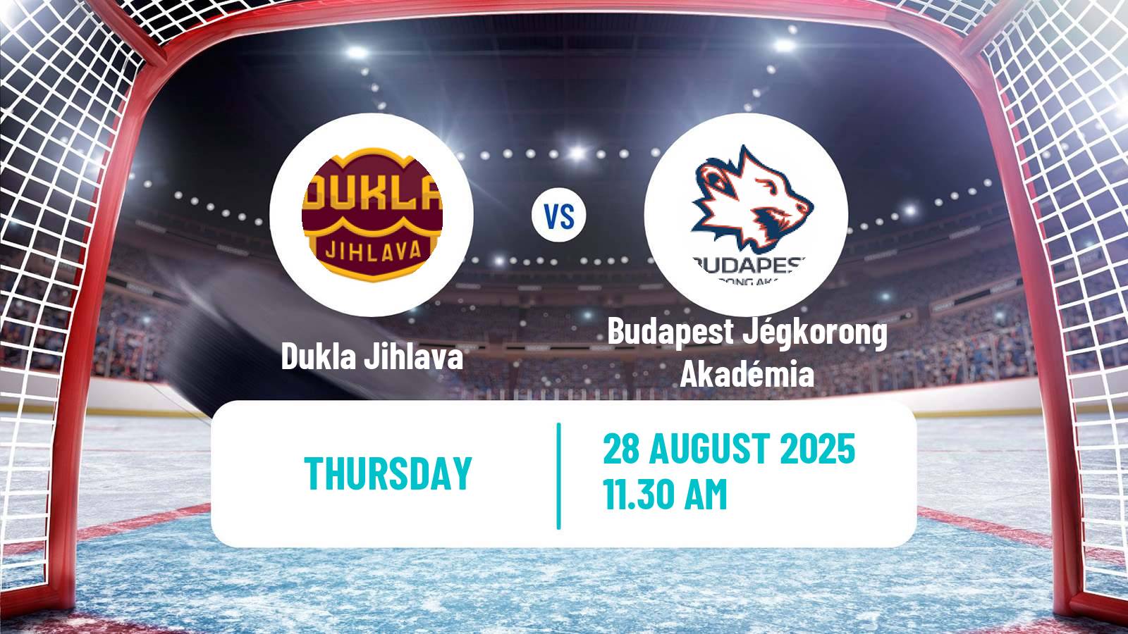 Hockey Club Friendly Ice Hockey Dukla Jihlava - Budapest Jégkorong Akadémia