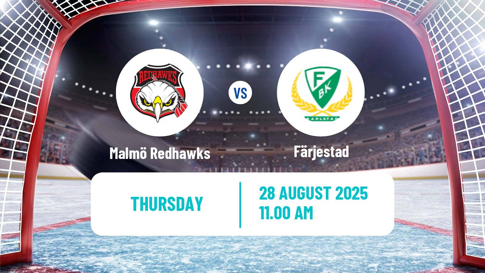 Hockey Club Friendly Ice Hockey Malmö Redhawks - Färjestad