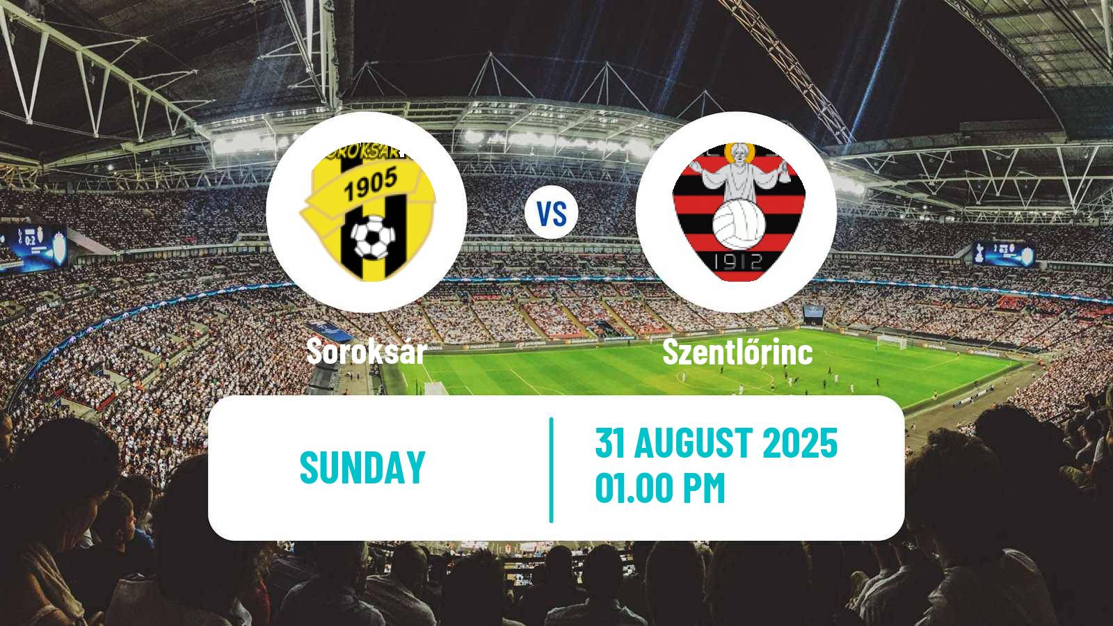 Football Hungarian NB II Soroksár - Szentlőrinc