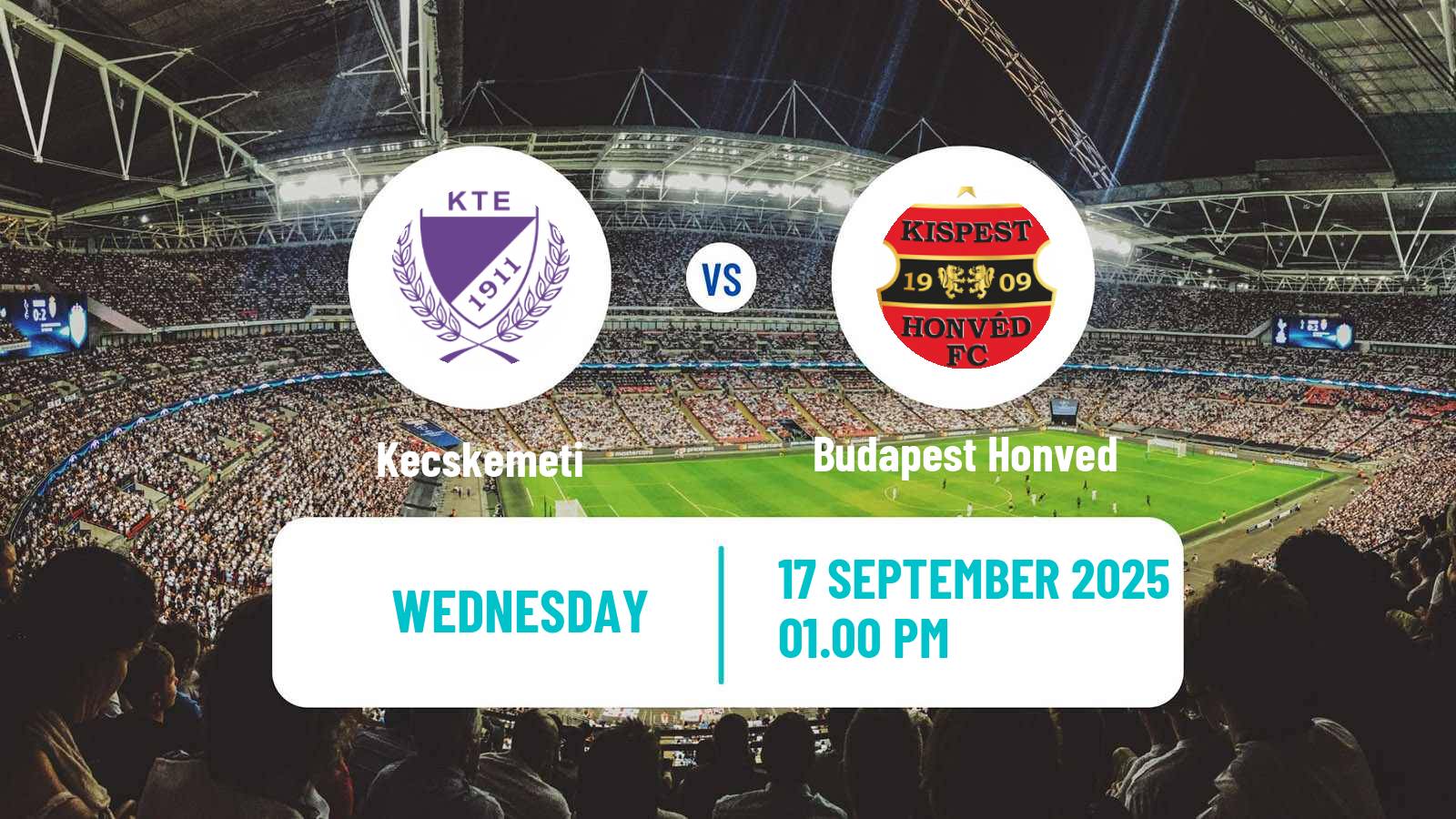 Football Hungarian NB II Kecskemeti - Budapest Honved