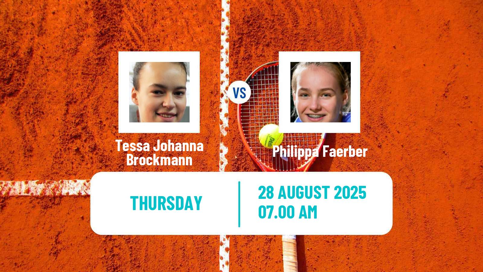 Tennis ITF W15 Kaltenkirchen Women Tessa Johanna Brockmann - Philippa Faerber
