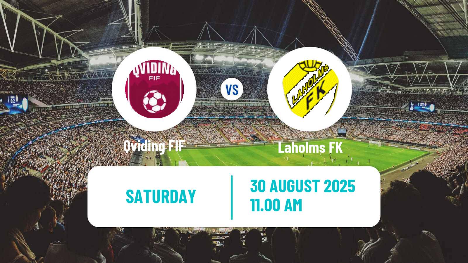 Football Swedish Division 2 - Västra Götaland Qviding - Laholms
