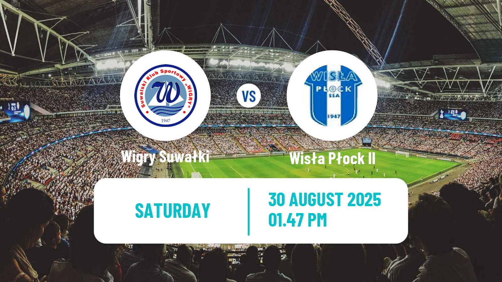 Football Polish Division 3 - Group I Wigry Suwałki - Wisła Płock II