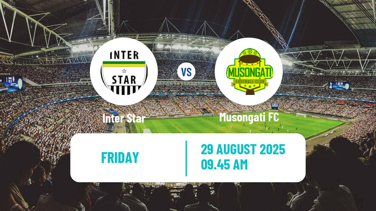 Football Burundi Premier League Inter Star - Musongati