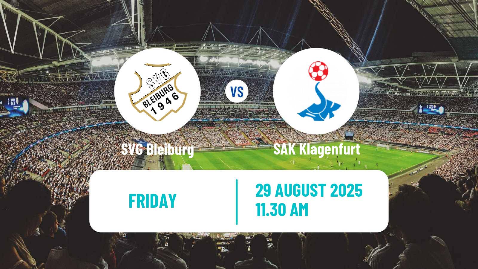 Football Austrian Landesliga Karnten Bleiburg - SAK Klagenfurt