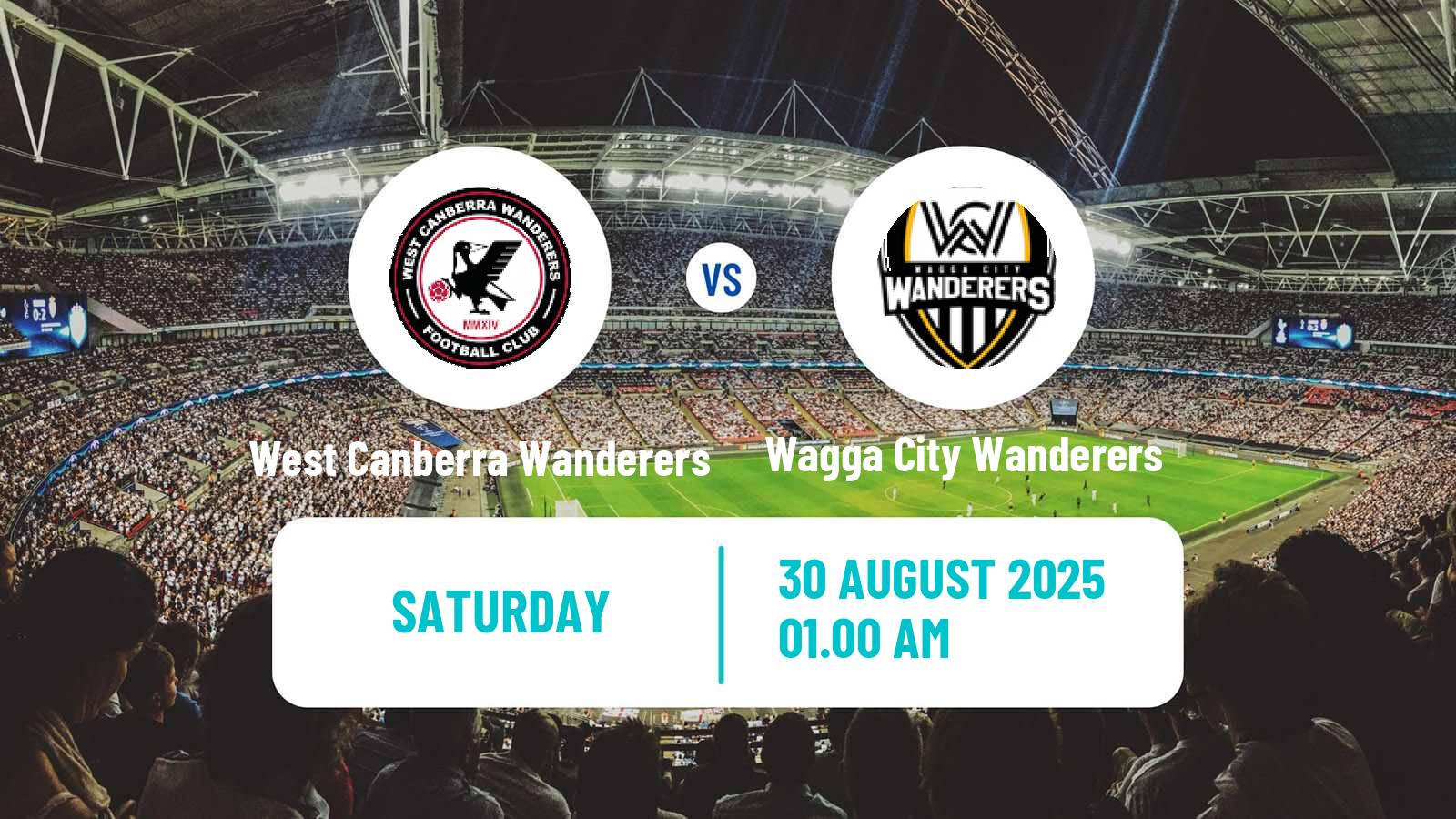 Football Australian Capital Premier League West Canberra Wanderers - Wagga City Wanderers