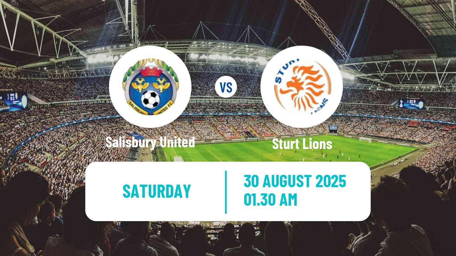 Football Australian SA State League Salisbury United - Sturt Lions