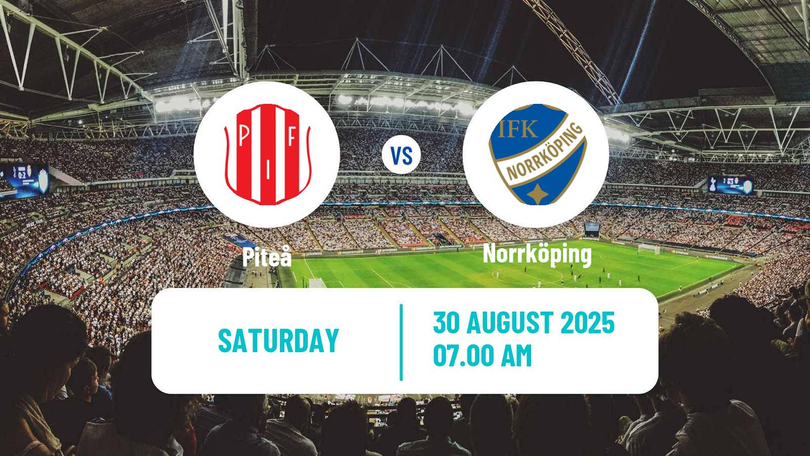 Football Swedish Allsvenskan Women Piteå - Norrköping