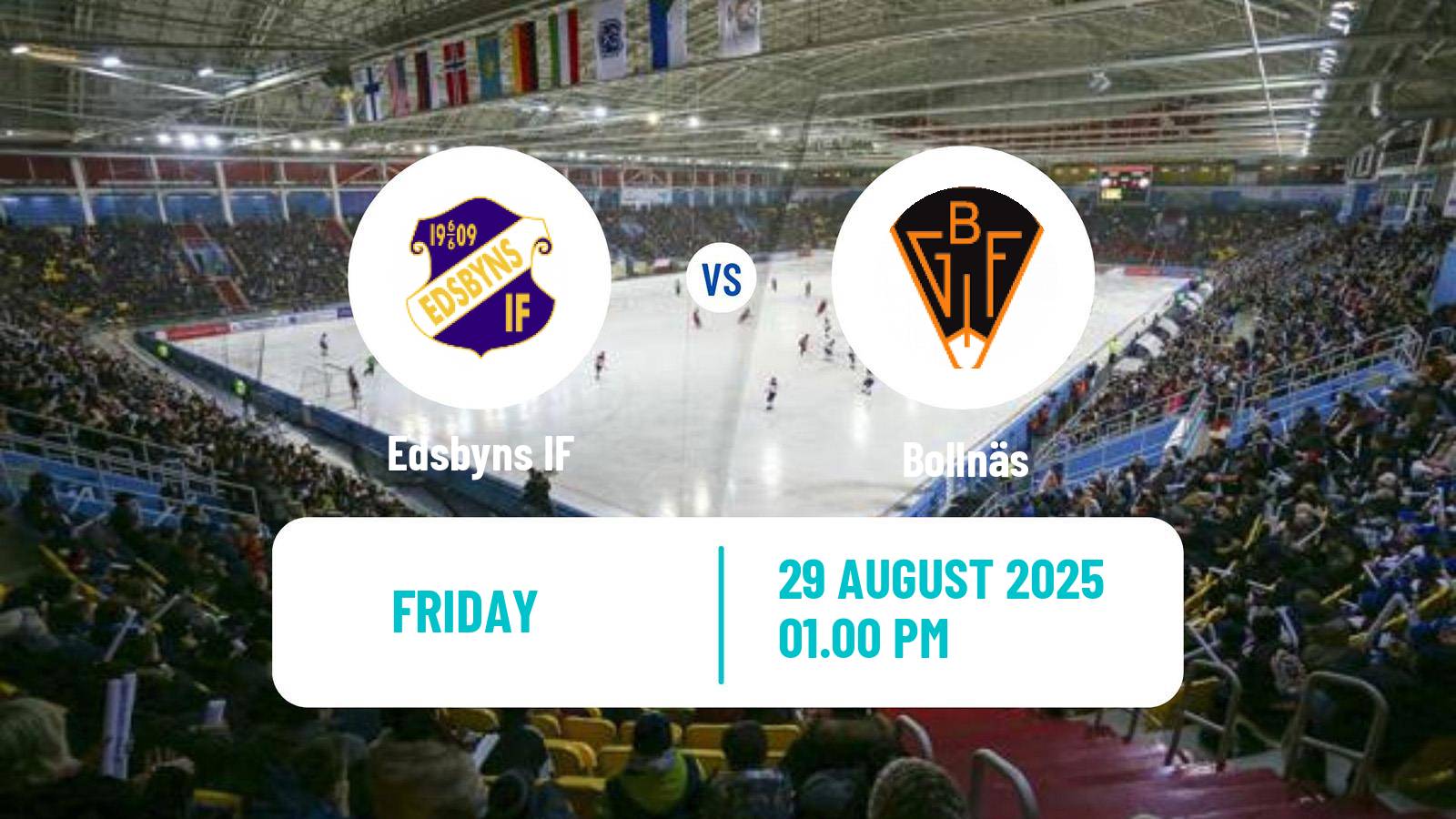 Bandy Svenska Cupen Bandy Edsbyns IF - Bollnäs