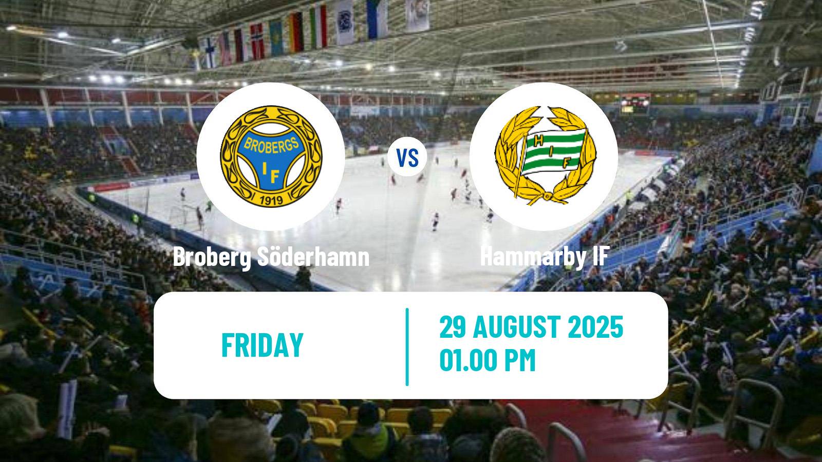 Bandy Svenska Cupen Bandy Broberg Söderhamn - Hammarby IF