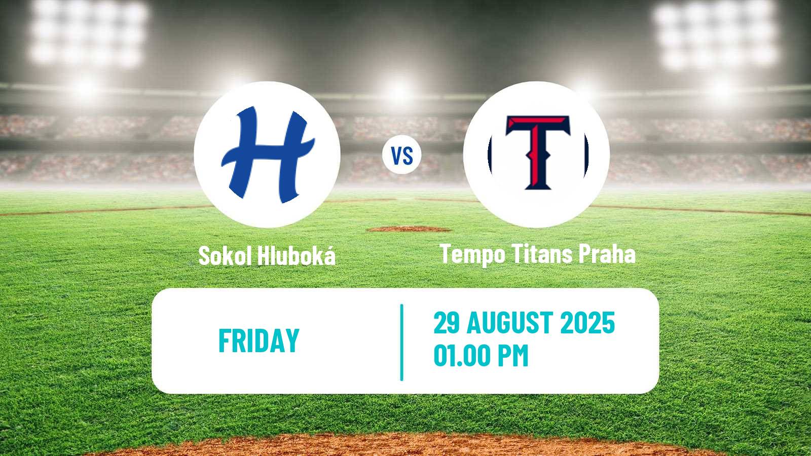 Baseball Czech Extraliga Baseball Sokol Hluboká - Tempo Titans Praha