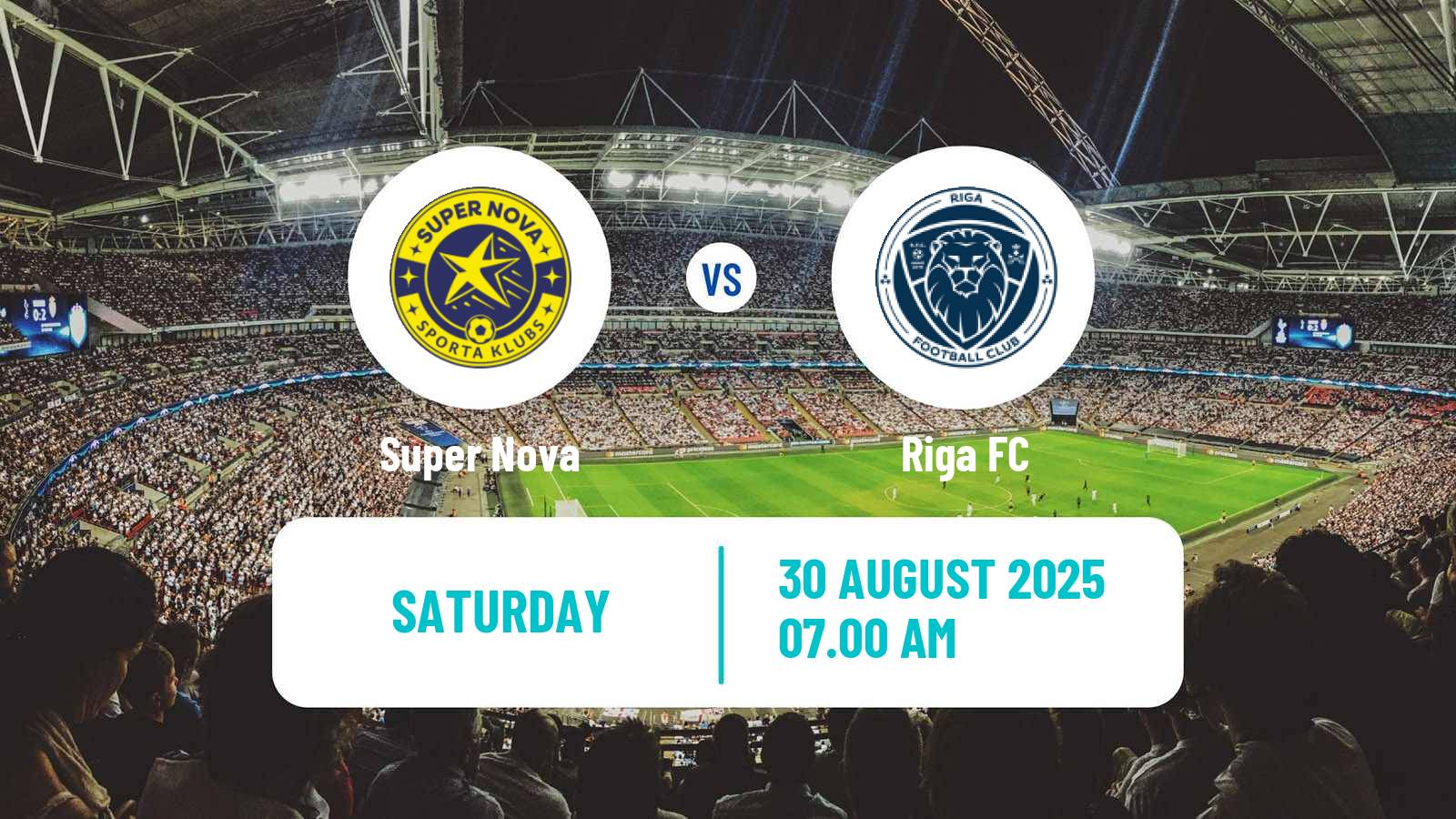 Football Latvian Virsliga Super Nova - Riga