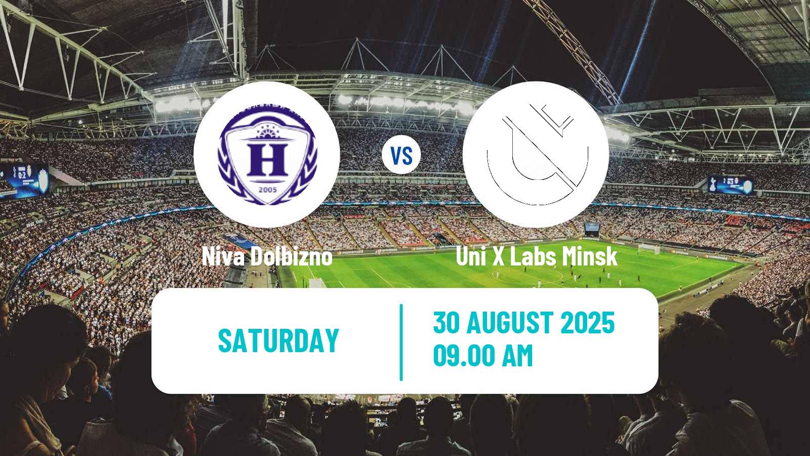 Football Belarusian Pershaya Liga Niva Dolbizno - Uni X Labs Minsk