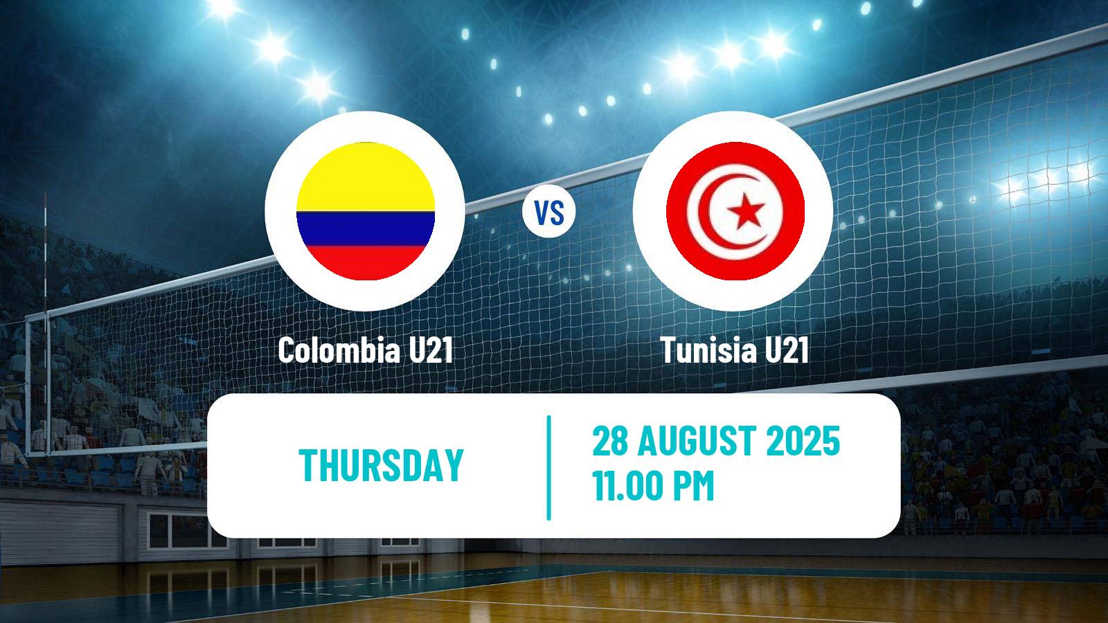 Volleyball World Championship U21 Volleyball Colombia U21 - Tunisia U21