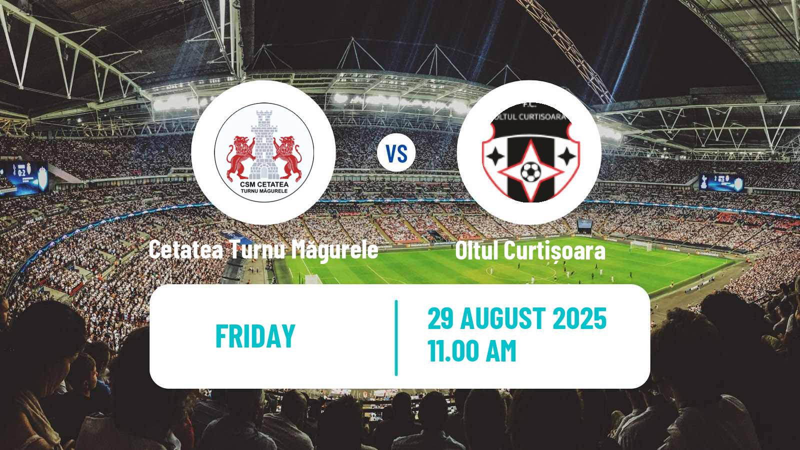 Football Romanian Liga 3 - Seria 5 Cetatea Turnu Măgurele - Oltul Curtișoara