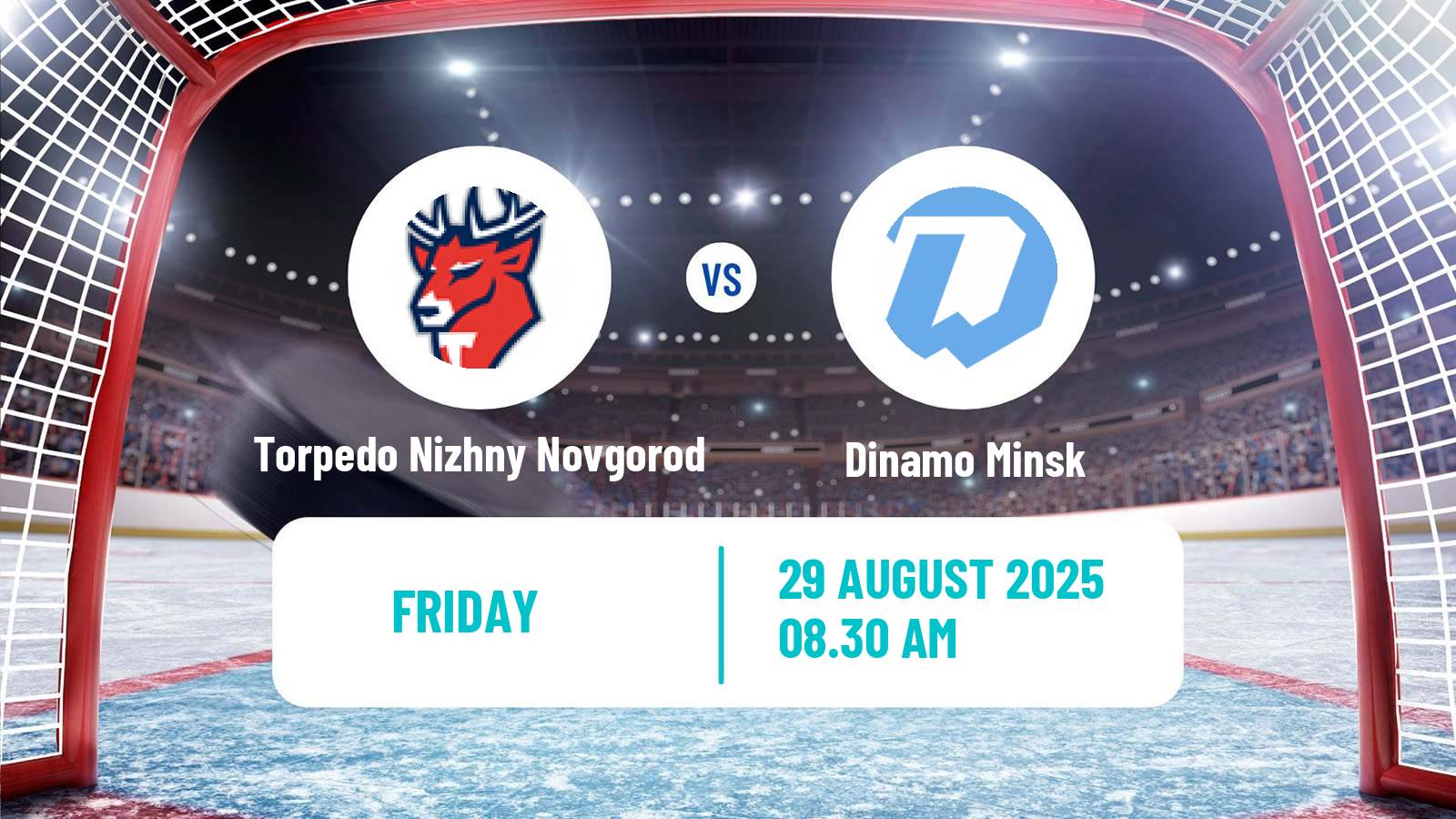 Hockey Club Friendly Ice Hockey Torpedo Nizhny Novgorod - Dinamo Minsk