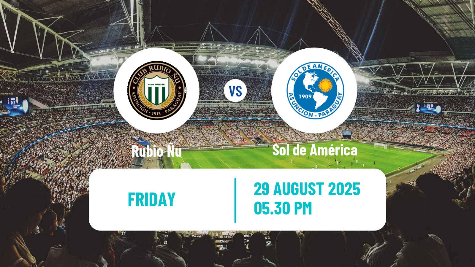 Football Paraguayan Division Intermedia Rubio Ñu - Sol de América