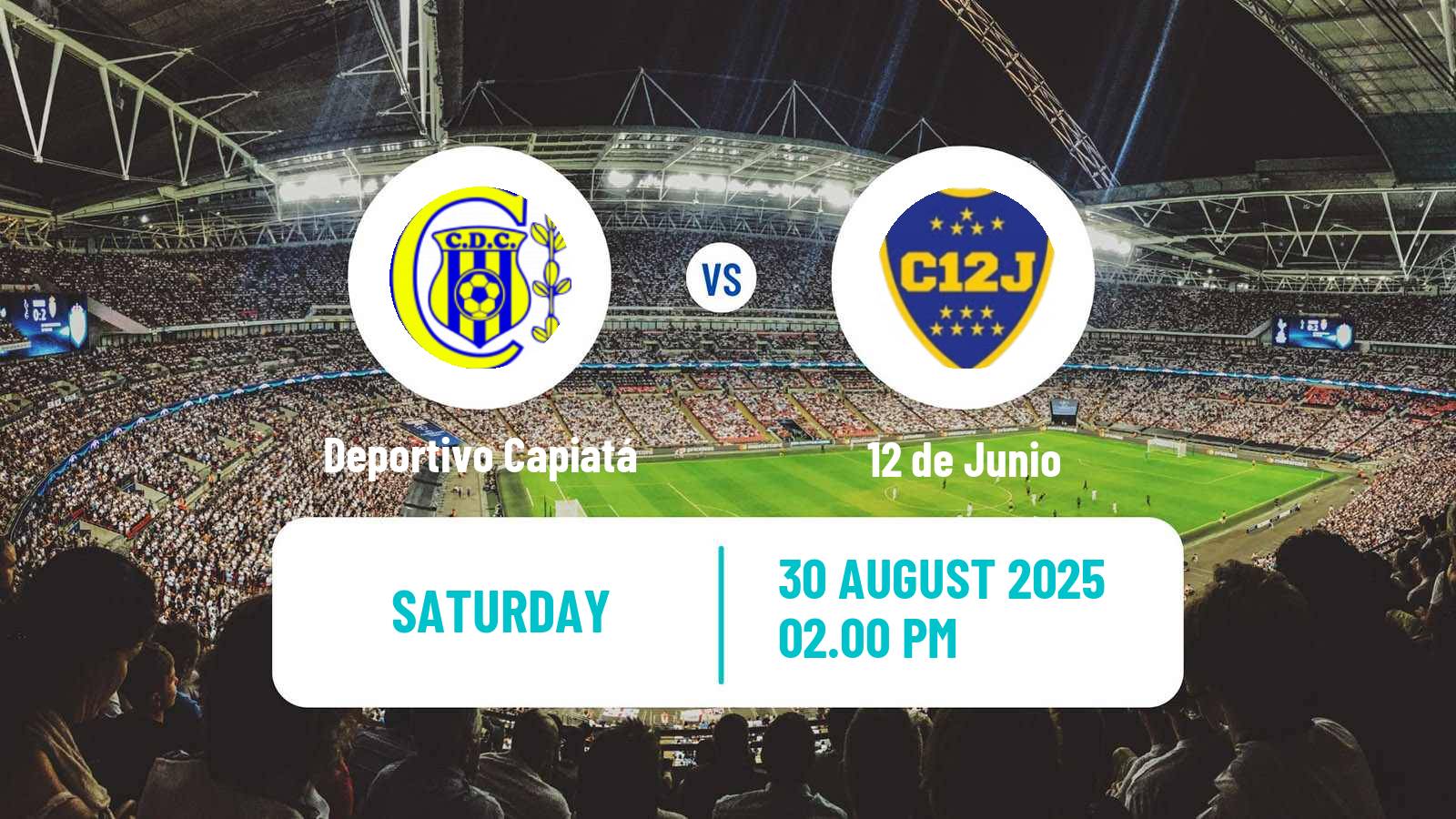 Football Paraguayan Division Intermedia Deportivo Capiatá - 12 de Junio