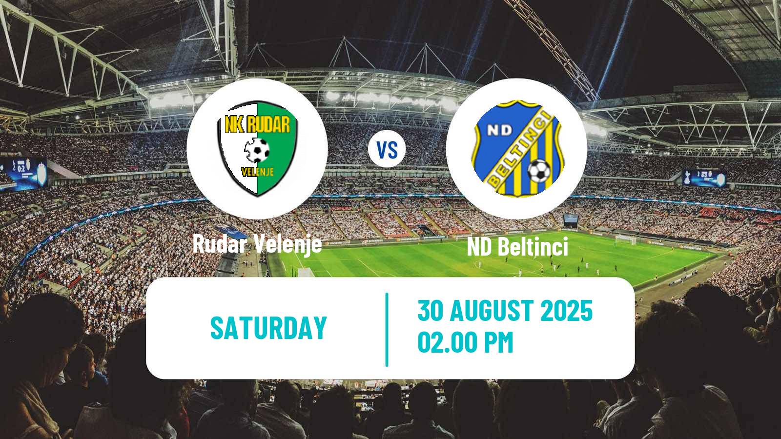Football Slovenian 2 SNL Rudar Velenje - Beltinci