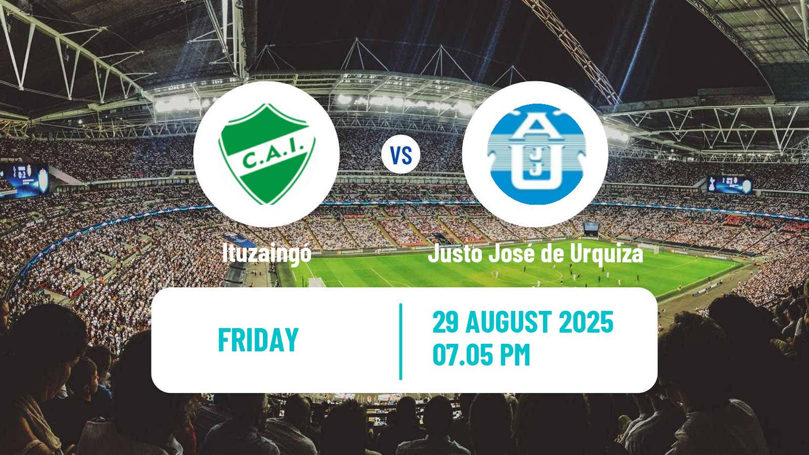 Football Argentinian Primera C Ituzaingó - Justo José de Urquiza