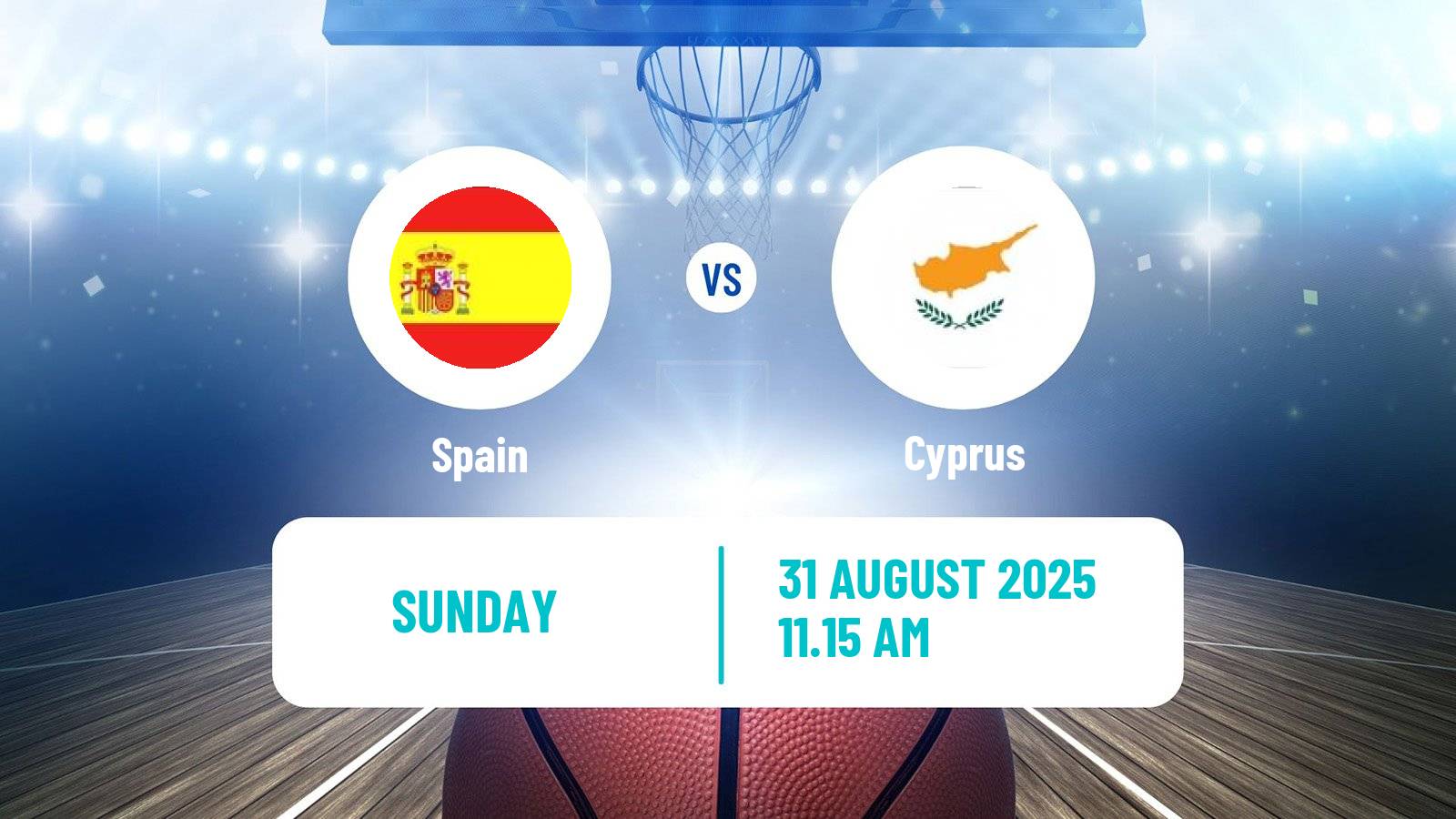 Basketball EuroBasket Spain - Cyprus