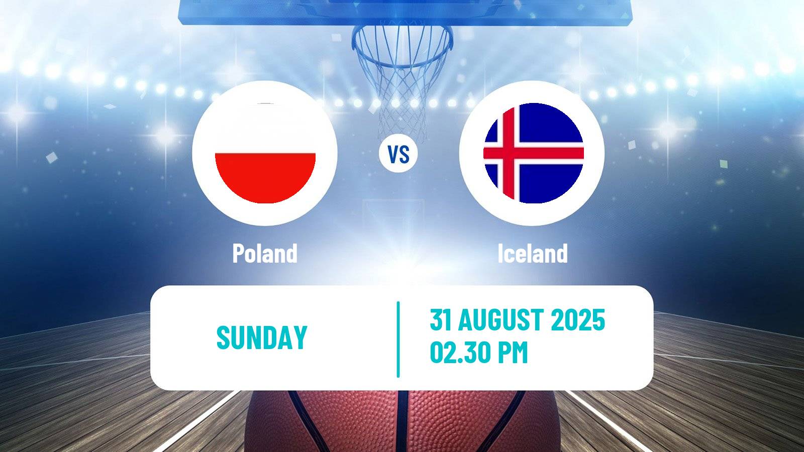 Basketball EuroBasket Poland - Iceland