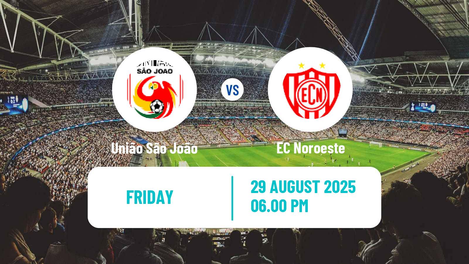 Football Brazilian Copa Paulista União São João - EC Noroeste