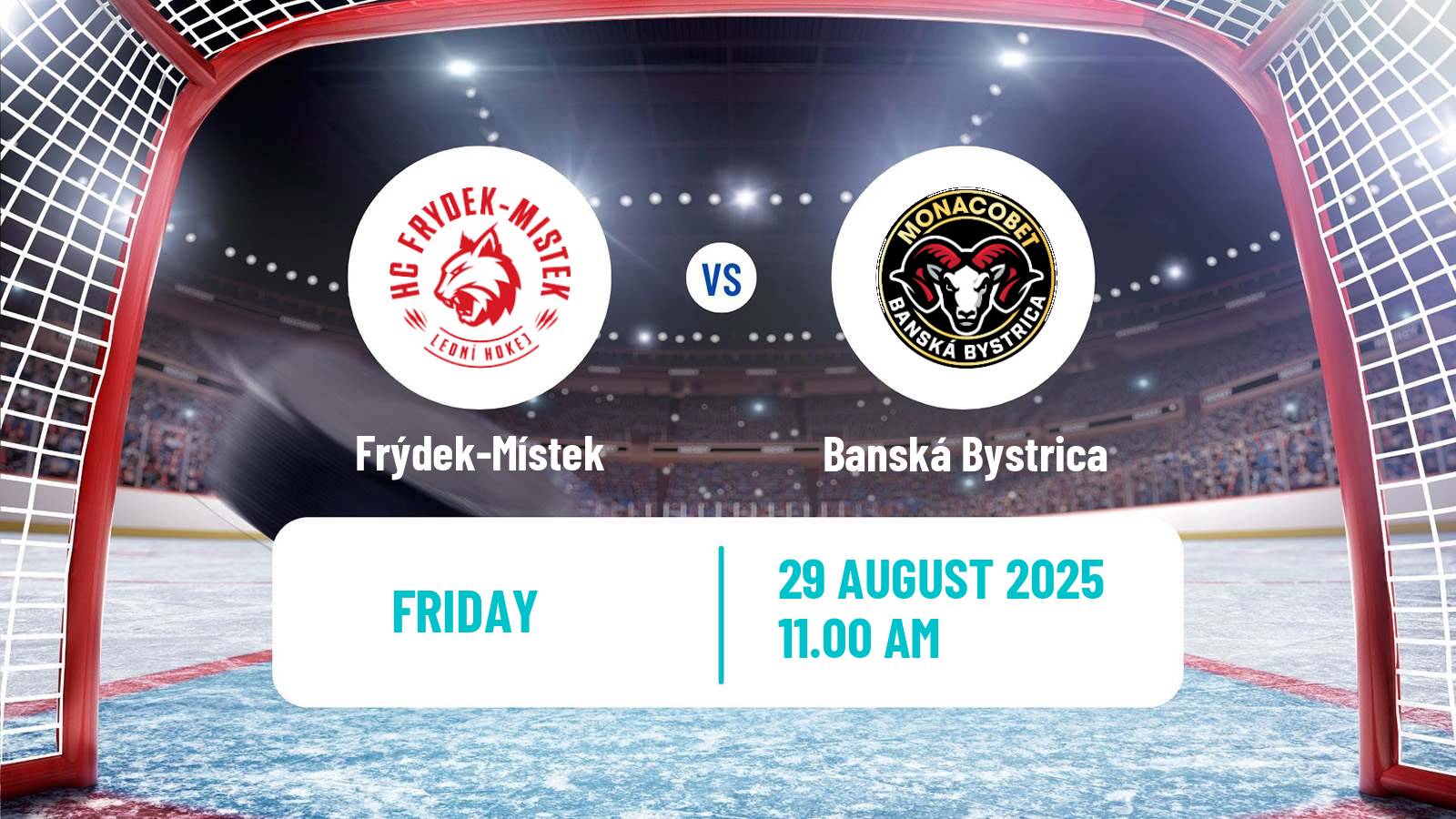 Hockey Club Friendly Ice Hockey Frýdek-Místek - Banská Bystrica