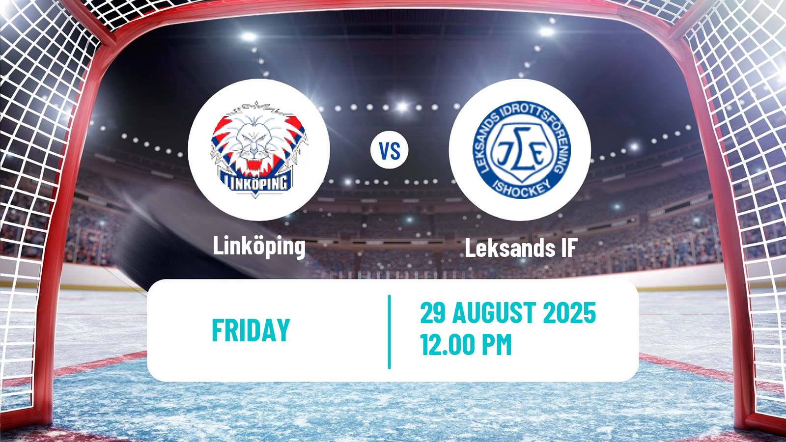 Hockey Club Friendly Ice Hockey Linköping - Leksand