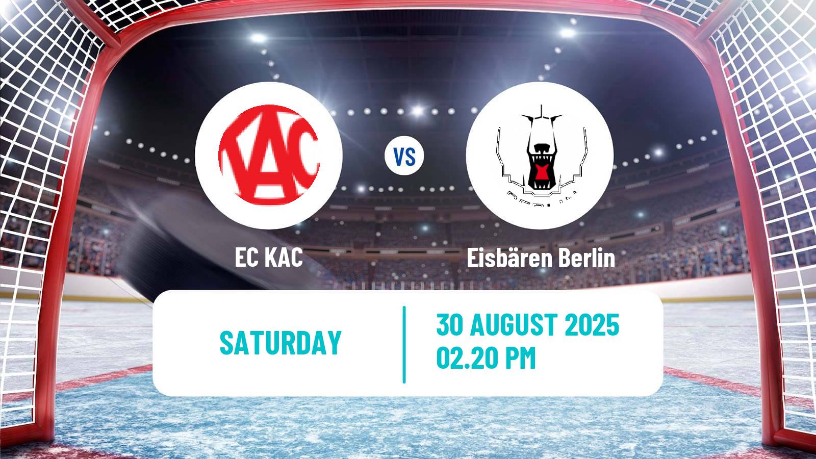 Hockey Champions League Ice Hockey EC KAC - Eisbären Berlin