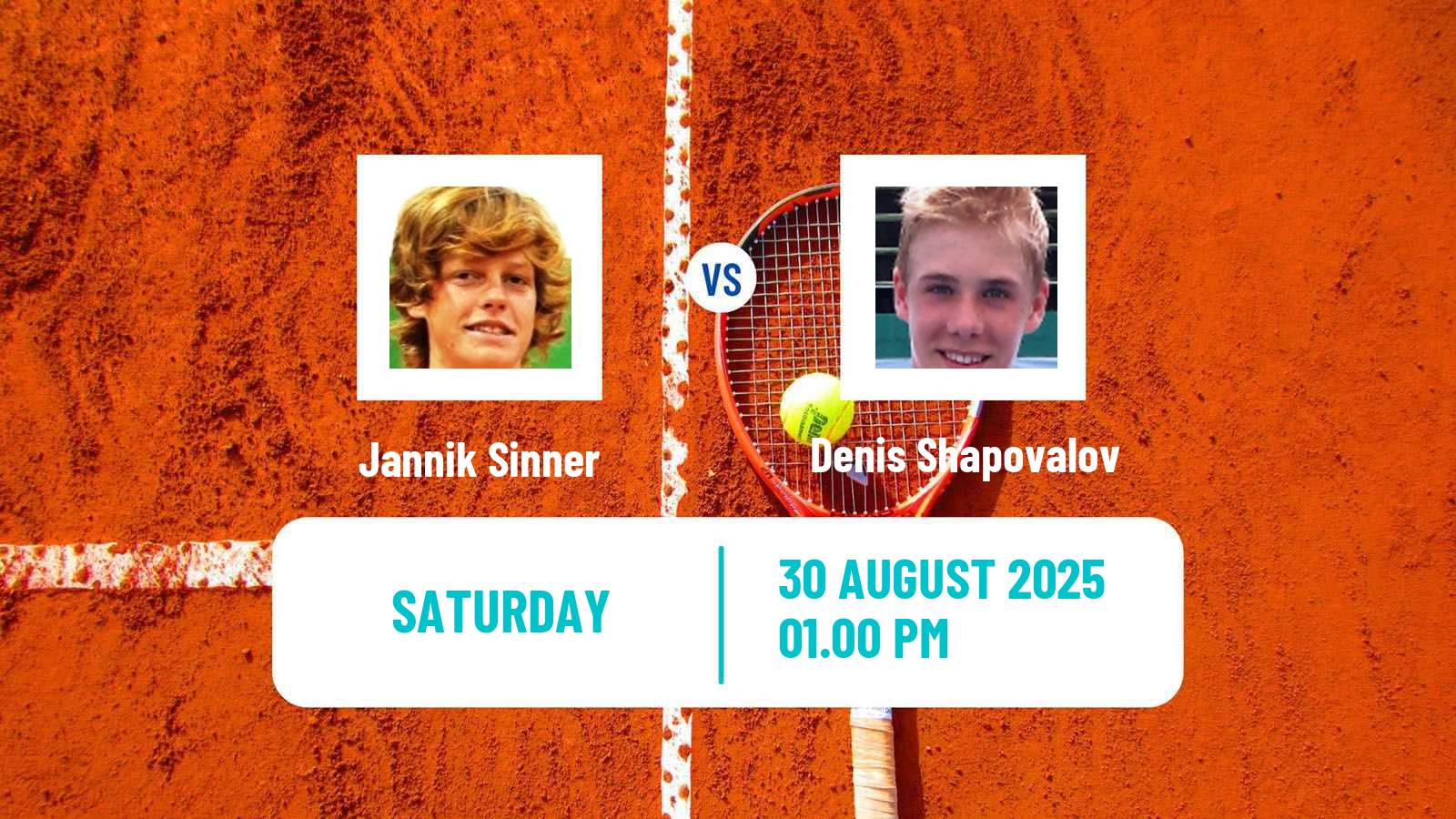 Tennis ATP US Open Jannik Sinner - Denis Shapovalov