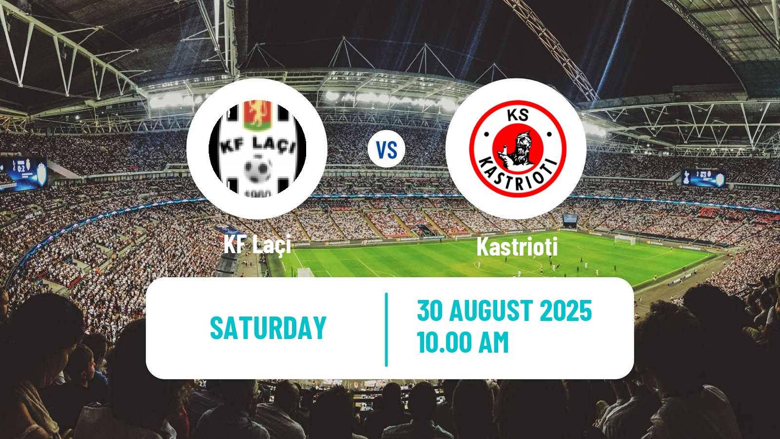 Football Albanian First Division Laçi - Kastrioti