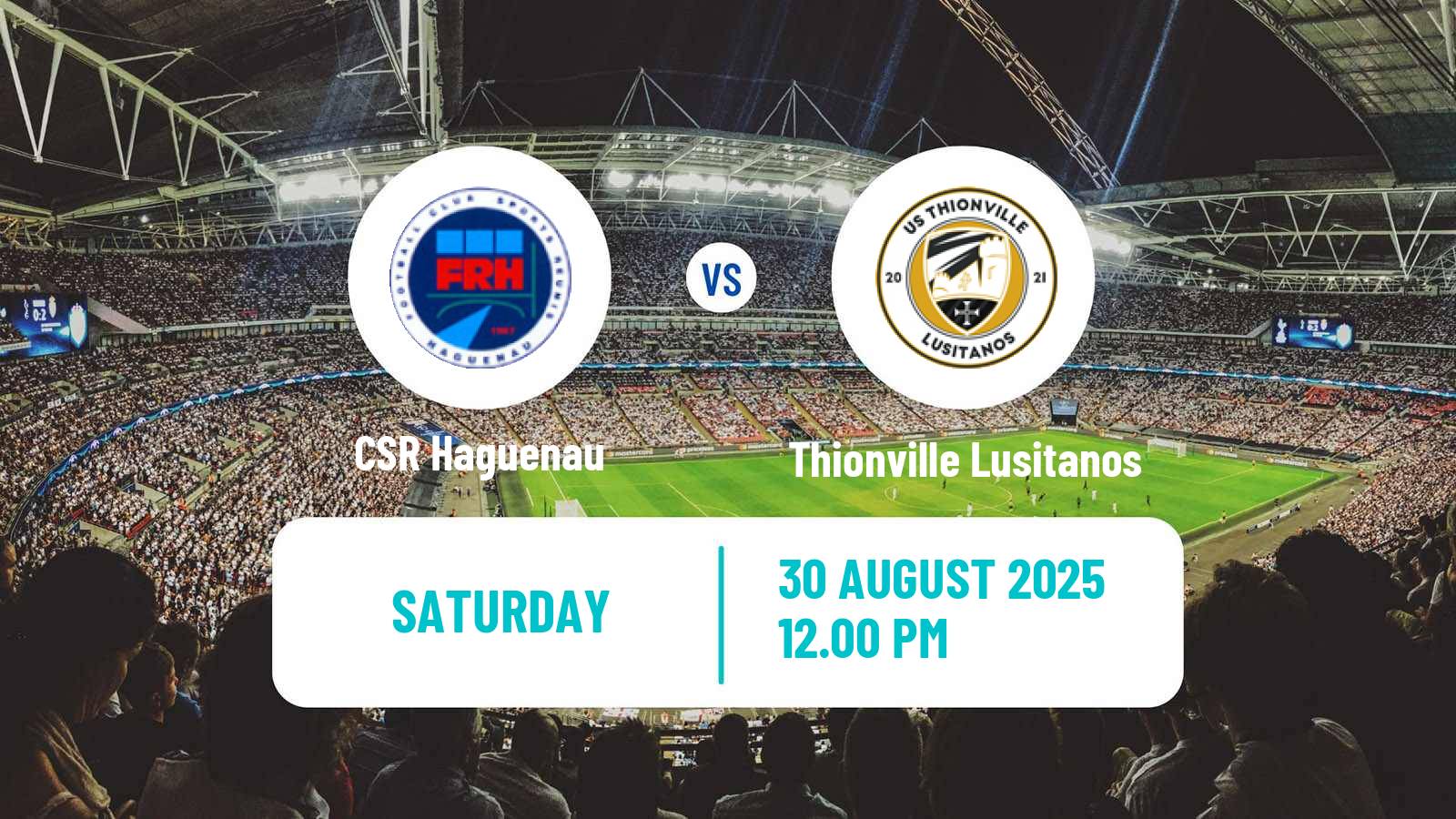 Football French National 2 - Group B Haguenau - Thionville Lusitanos