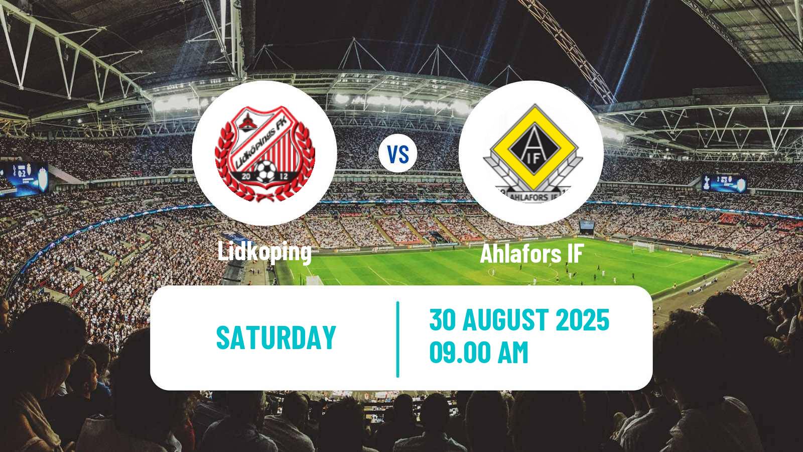 Football Swedish Division 2 - Norra Götaland Lidkoping - Ahlafors