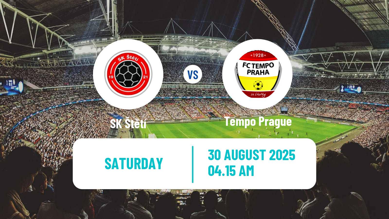Football Czech Division B Štětí - Tempo Prague