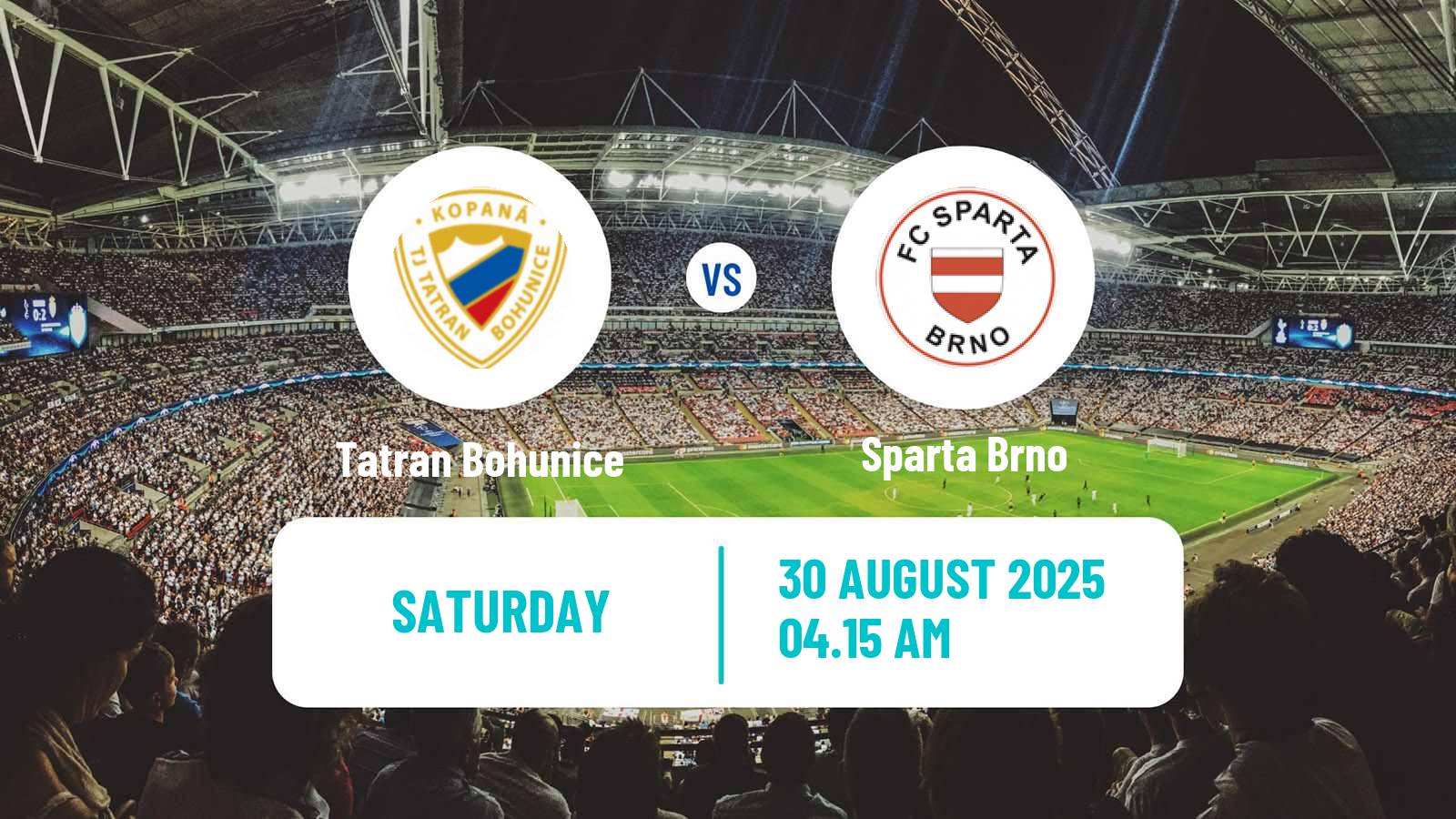Football Czech Division D Tatran Bohunice - Sparta Brno