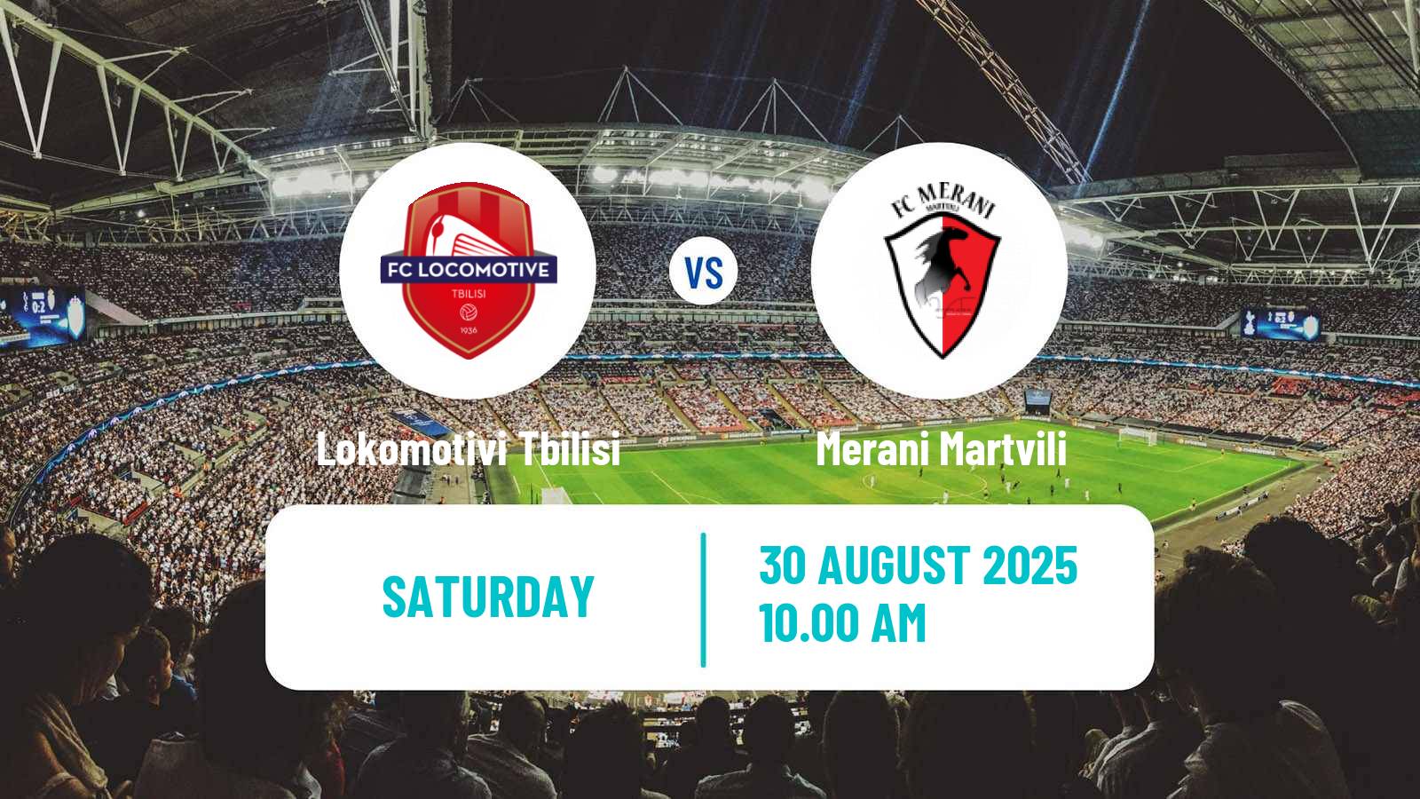 Football Georgian Erovnuli Liga 2 Lokomotivi Tbilisi - Merani Martvili