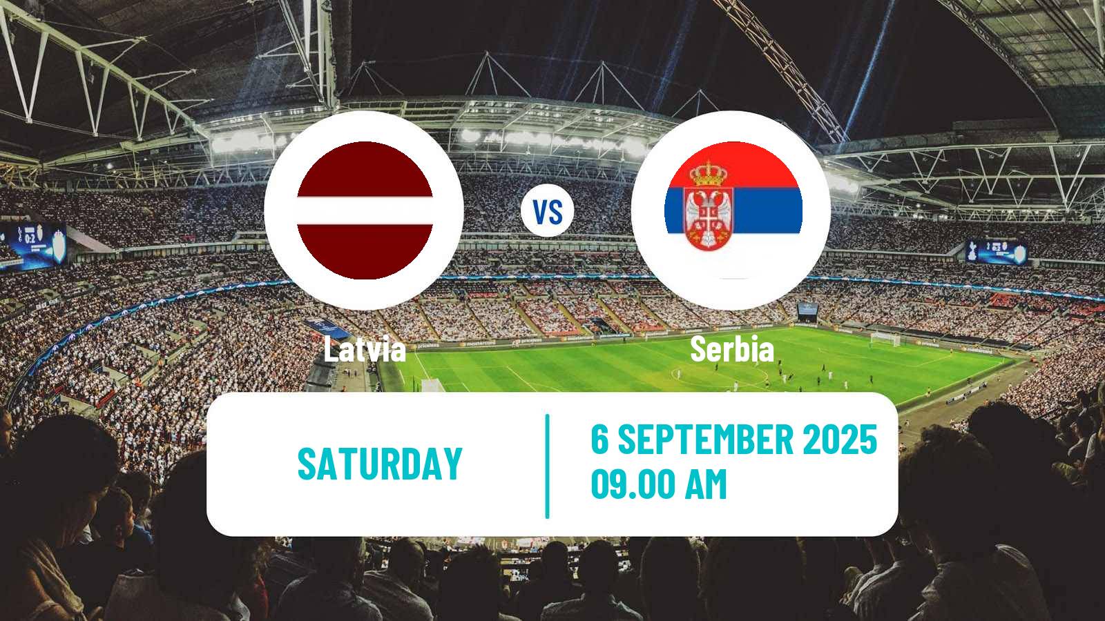 Football FIFA World Cup Latvia - Serbia