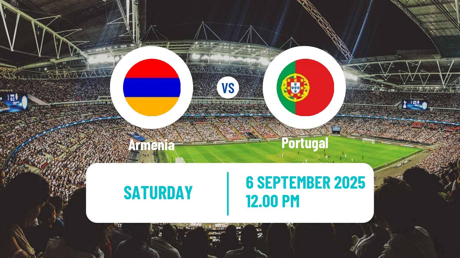 Football FIFA World Cup Armenia - Portugal