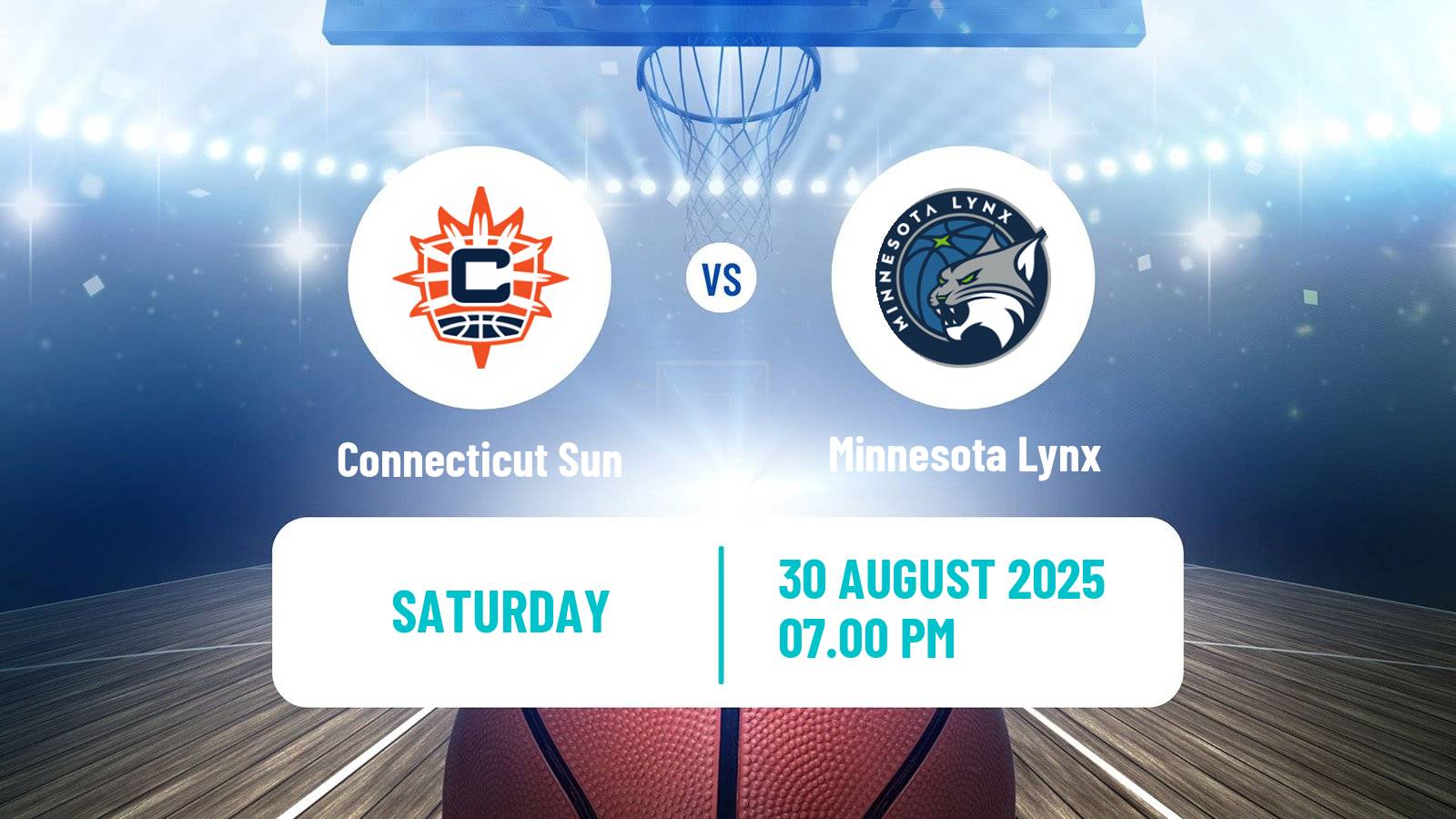 Basketball WNBA Connecticut Sun - Minnesota Lynx