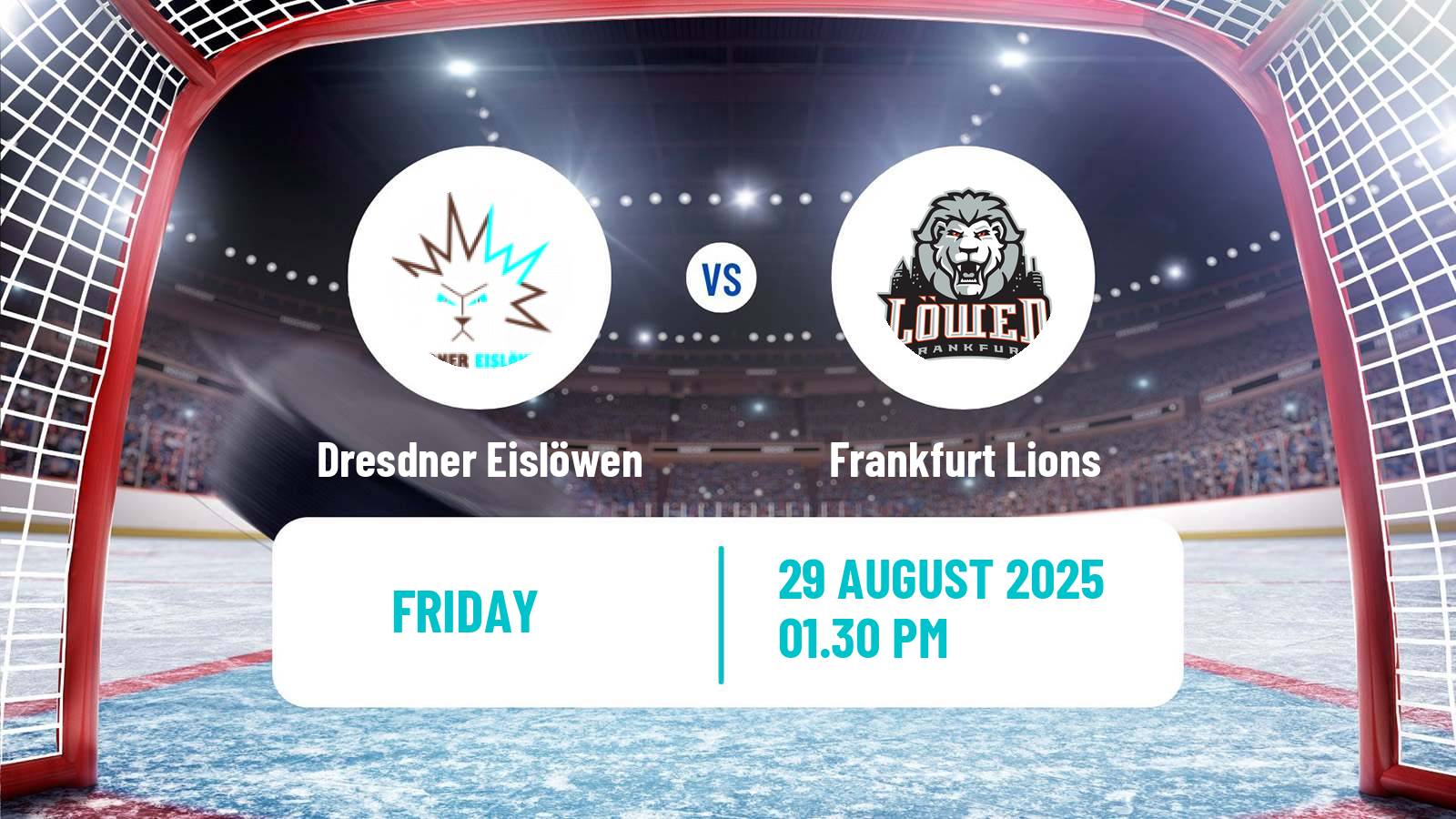 Hockey Club Friendly Ice Hockey Dresdner Eislöwen - Frankfurt Lions