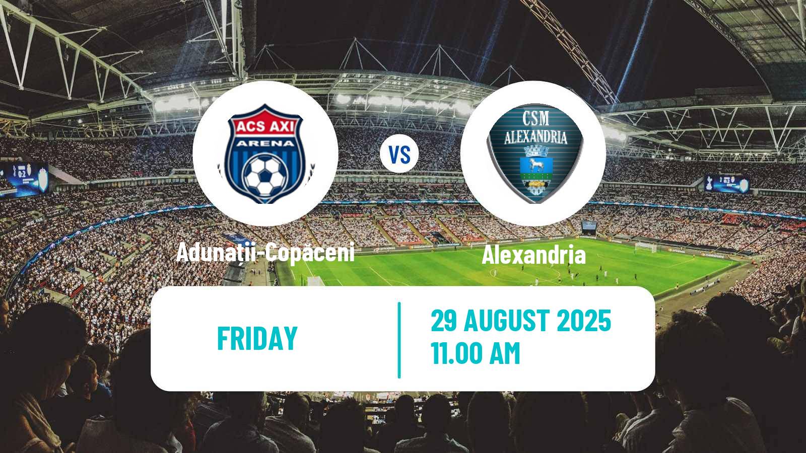 Football Romanian Liga 3 - Seria 5 Adunații-Copăceni - Alexandria