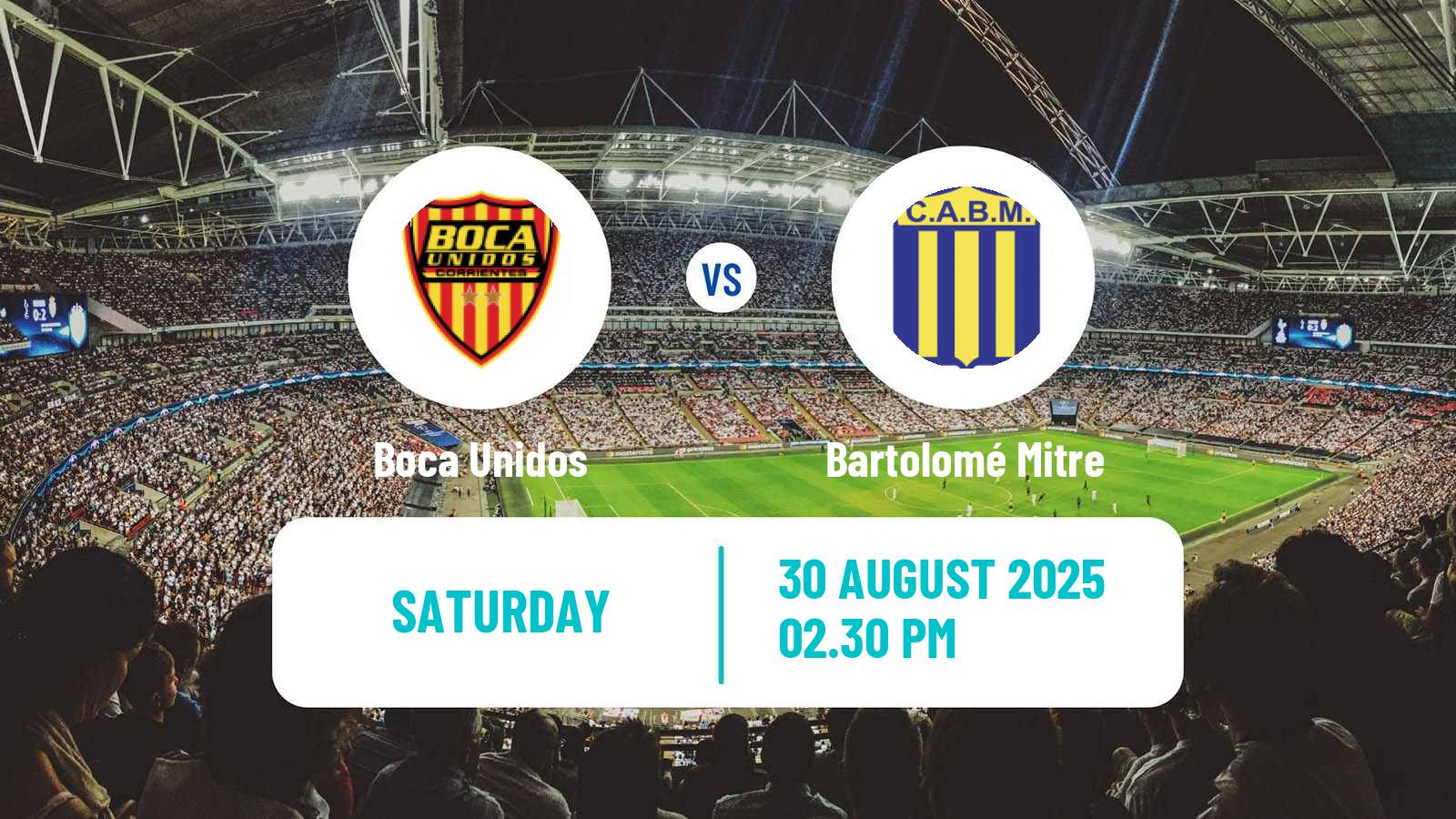 Football Argentinian Torneo Federal Boca Unidos - Bartolomé Mitre