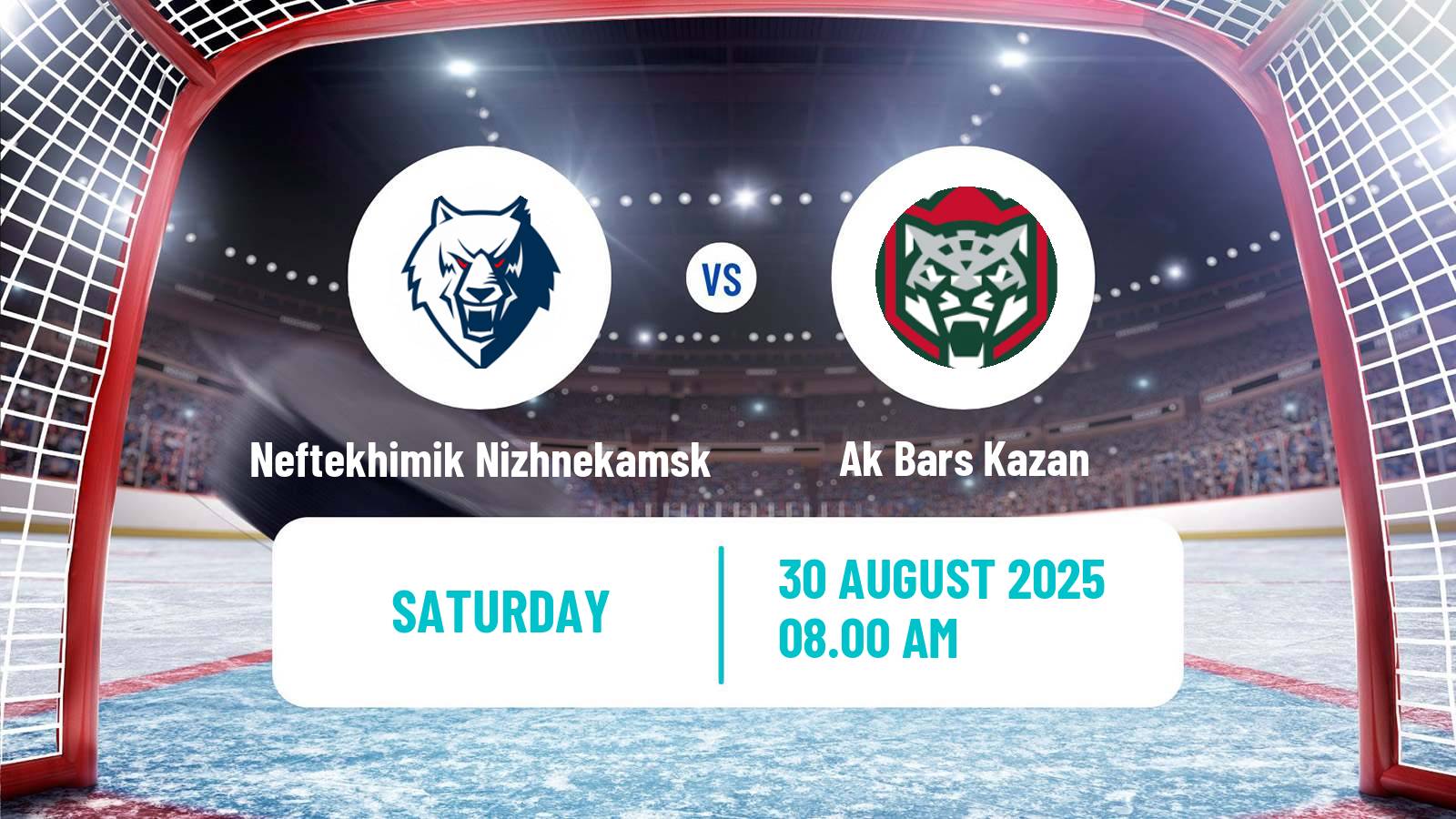 Hockey Club Friendly Ice Hockey Neftekhimik Nizhnekamsk - Ak Bars Kazan