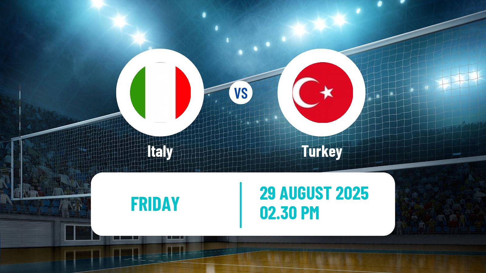Volleyball Friendly International Volleyball Italy - Turkey