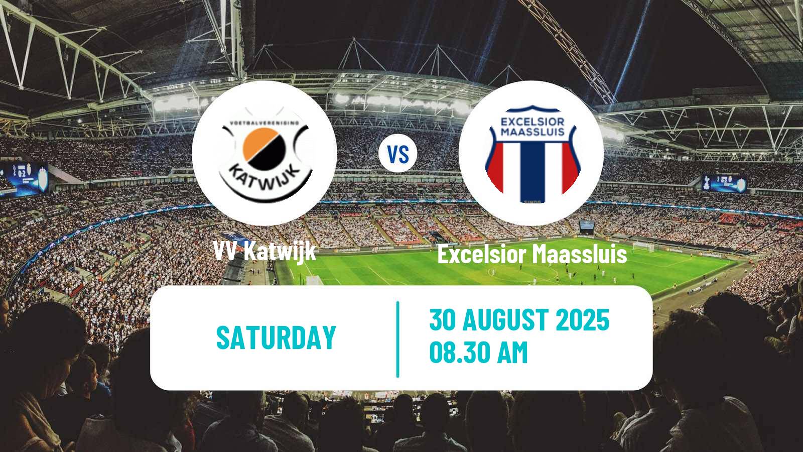 Football Dutch Tweede Divisie Katwijk - Excelsior Maassluis
