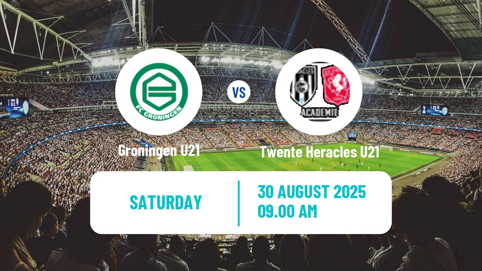 Football Dutch Divisie 1 U21 Groningen U21 - Twente Heracles U21