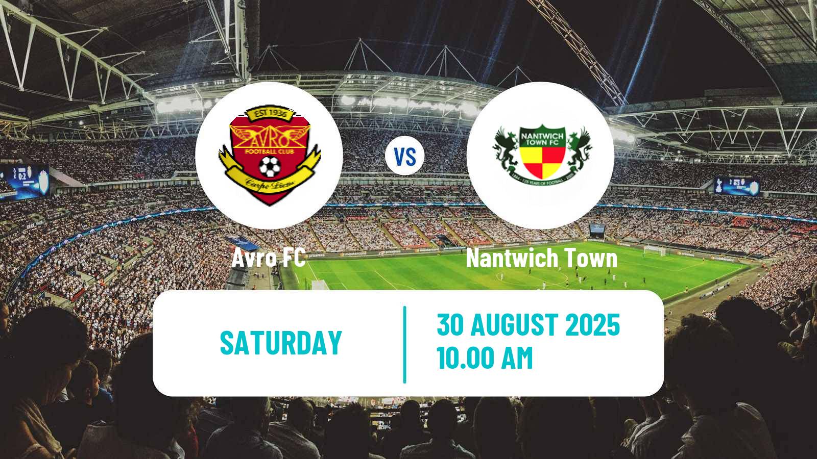 Football English FA Cup Avro - Nantwich Town