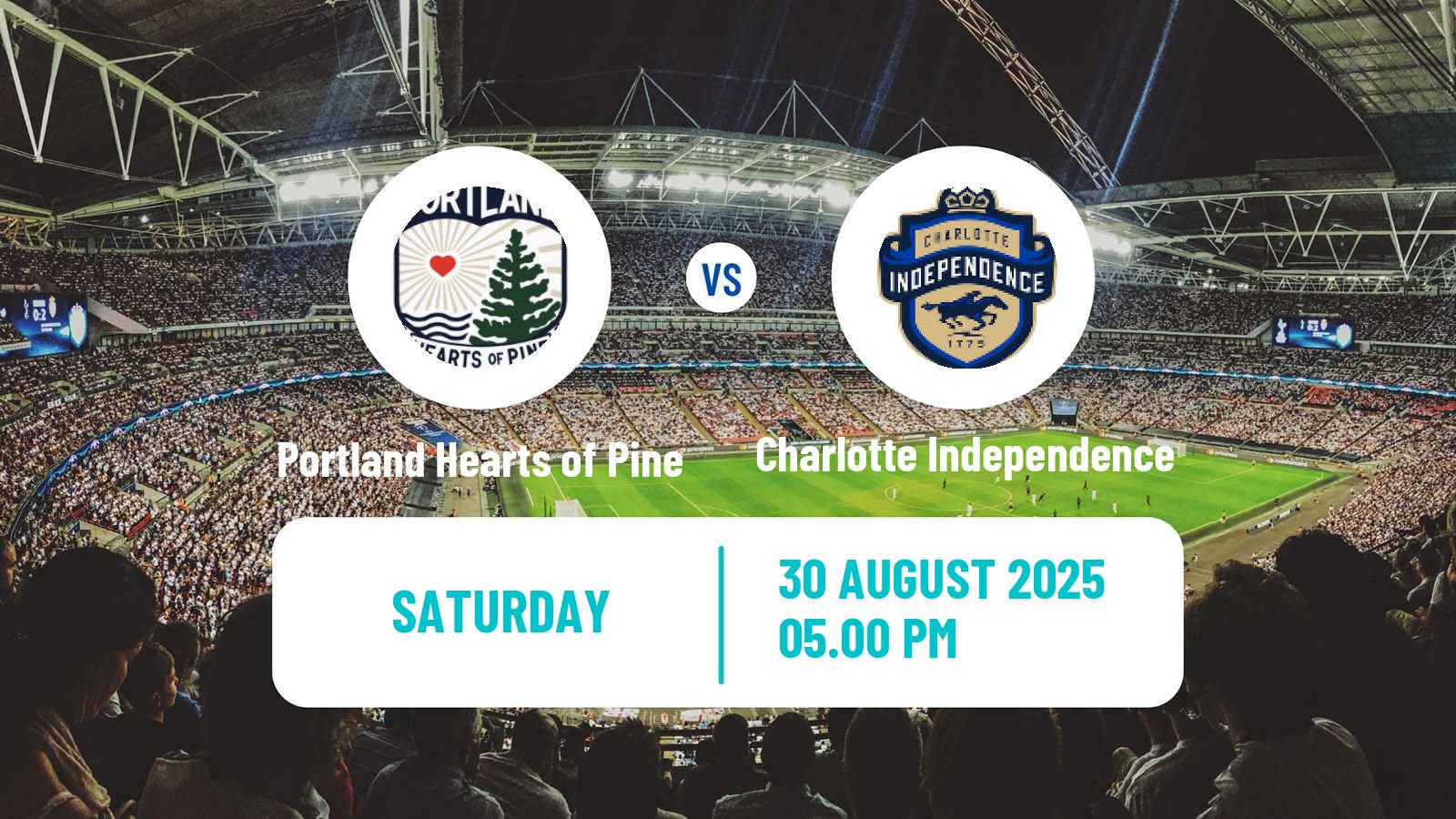 Football USL League One Portland Hearts of Pine - Charlotte Independence