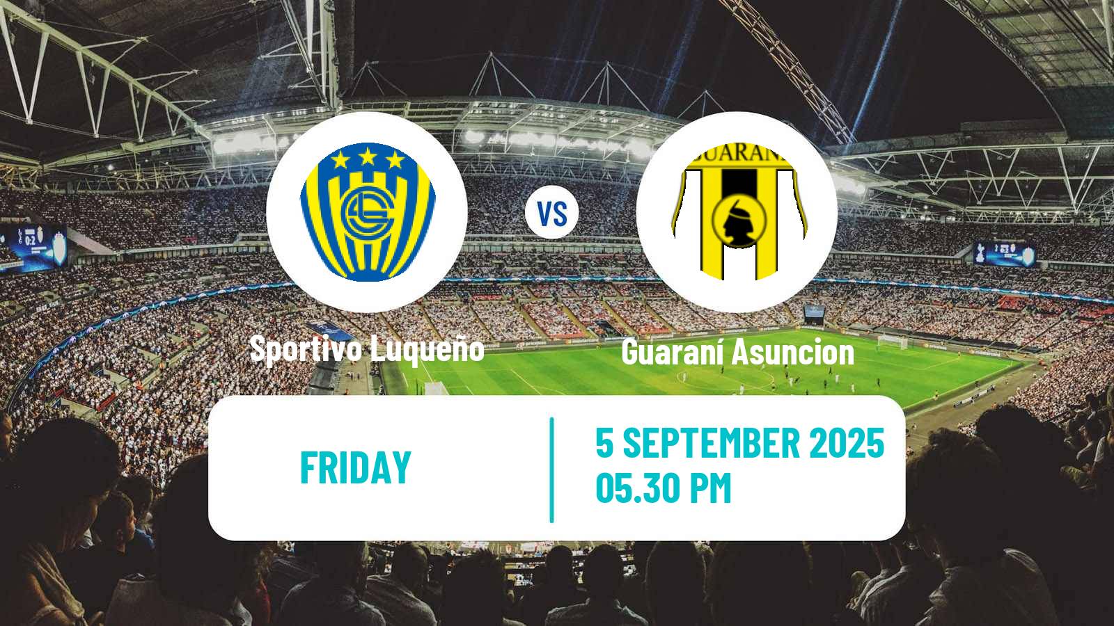 Football Paraguayan Primera Division Sportivo Luqueño - Guaraní Asuncion